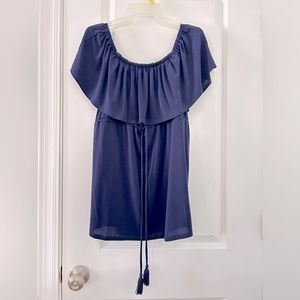 NWT Motherhood Maternity Sleeveless Empire Off the Shoulder Top Small